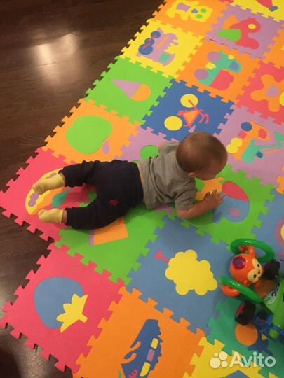 Детский коврик для ползания пазл