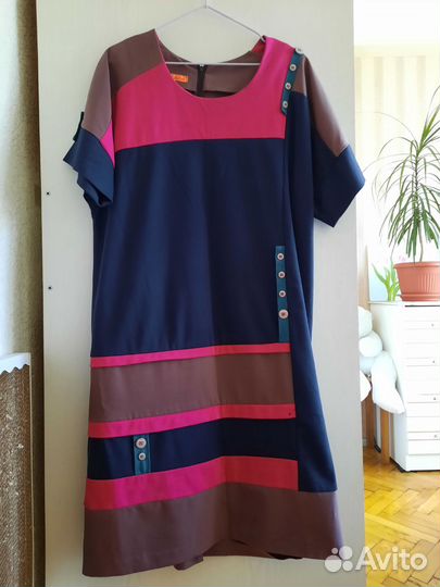 Тёплое платье 52 размер