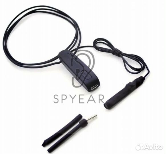 Микронаушники с кнопкой пищалкой