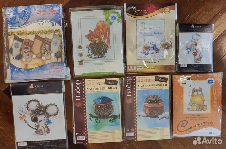 Маленькие наборы для вышивания крестом