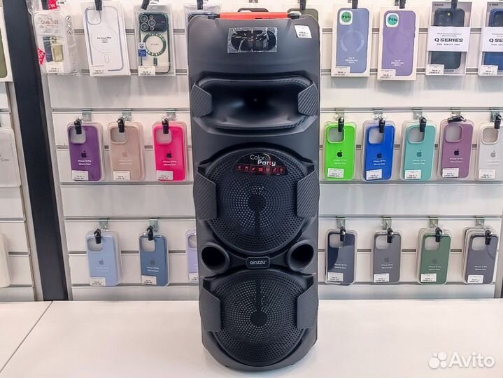 Большая Мощная Bluetooth Колонка Ginzzu