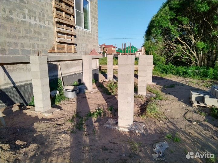Блок столбовой, 300 на 300