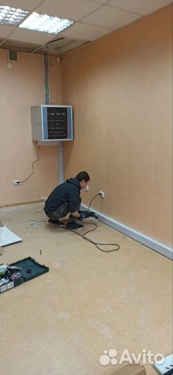 Прокладка / демонтаж кабеля слаботочного