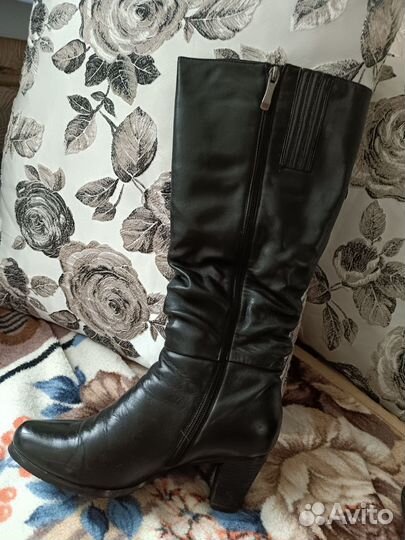 Сапоги женские натуральные