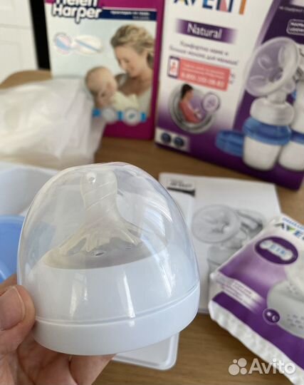 Молокоотсос ручной avent natural