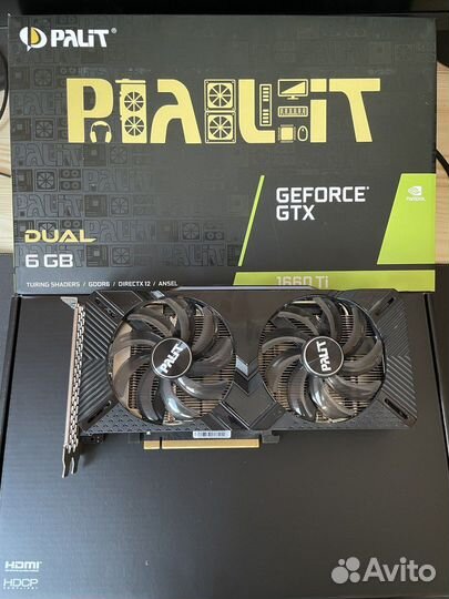 Palit GeForce GTX 1660 ti dual 6gb
