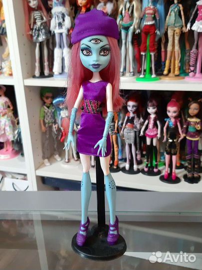 Кукла Монстер Хай трехглазка крейт монстер