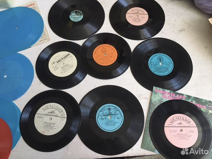 Грампластинки малышки СССР