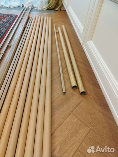 Карнизы дерево металл