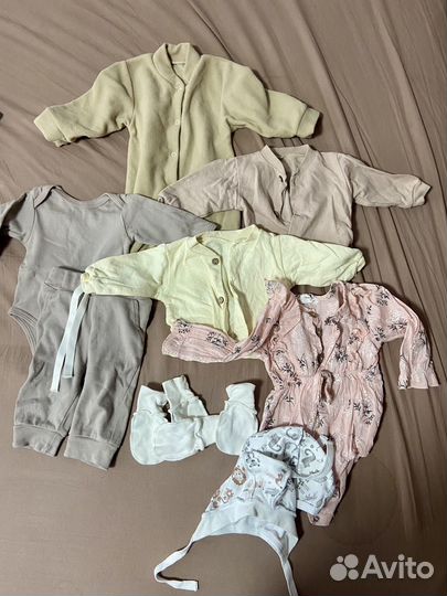 Пакет вещей для новорожденных 56-62-68