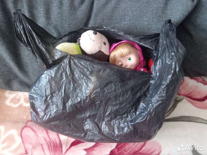 Мягкие игрушки пакетом