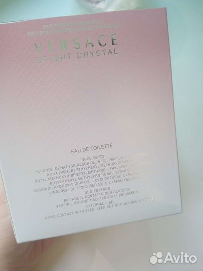 Versace Bright Crystal 90 мл Новая