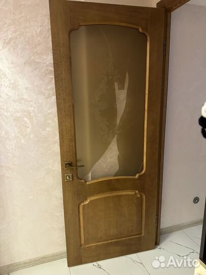 Дверь в комнату, спальню. натуральный дуб