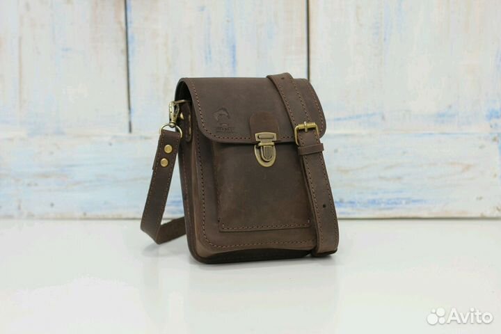Мужская сумка кожаная небольшая