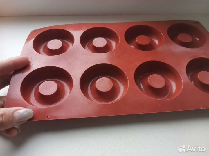 Форма силиконовая для выпечки 8 яцеек