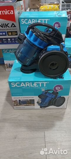 Пылесос Scarlett циклон 1700Вт SC-VC80C86, синий