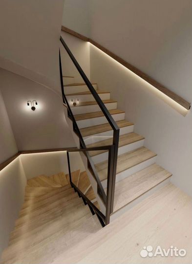 Перила стеклянные