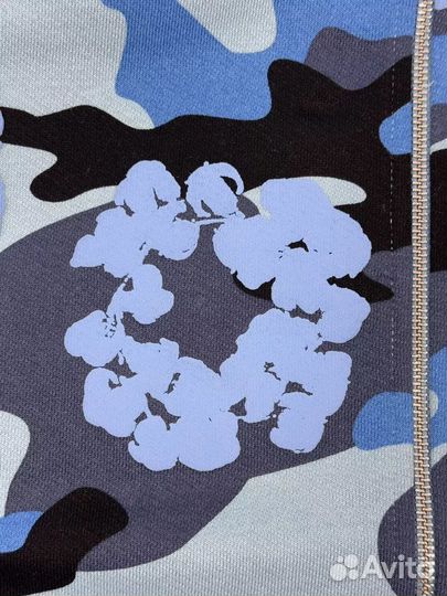 Зип худи Denim Tears x Bape