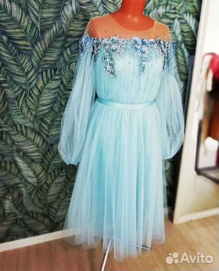 Платье на выпускной пышное