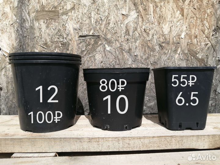 Горшки для рассады разные