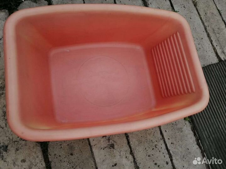 Тазик большой для стирки с доской бу