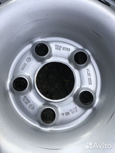 Комплект колёс r 16 vw transporter