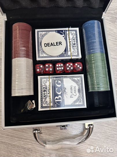 Набор для игры в покер новый