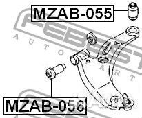 Сайлентблок задний переднего рычага