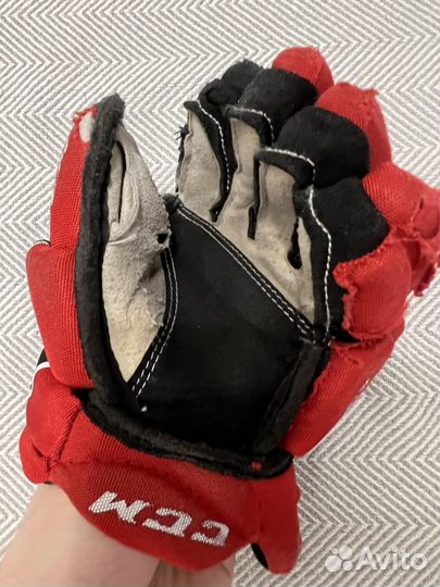 Перчатки хоккейные CCM Jetspeed FT485 JR 10