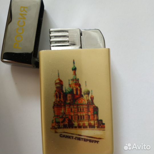 Зажигалка с логотипом, в футляре