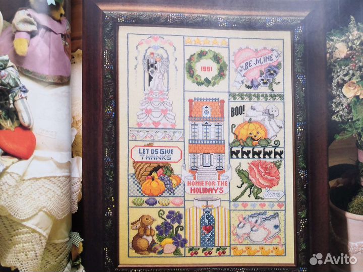 Книга по вышивке сэмплеров Donna Kooler Design