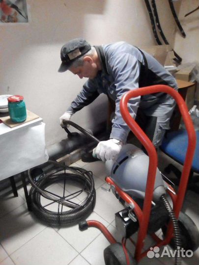 Прочистка канализации. Устранить засор