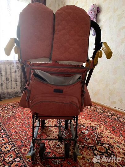 Детские санки коляска ника