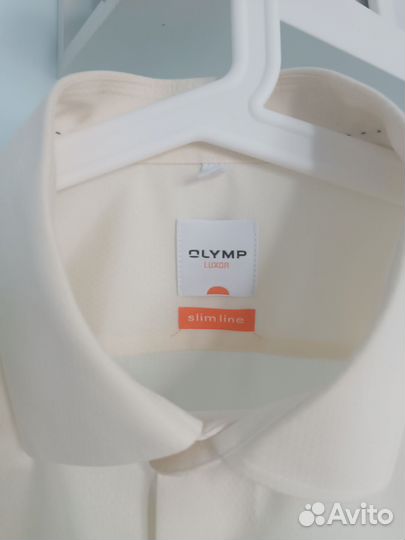 Рубашка мужская белая Olymp luxor slim, 43 17