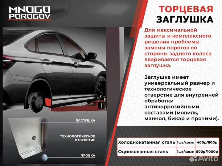 Ремонтный порог для Skoda Octavia A5