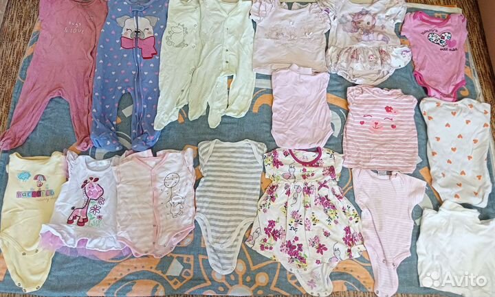 Детская одежда для девочек пакетом