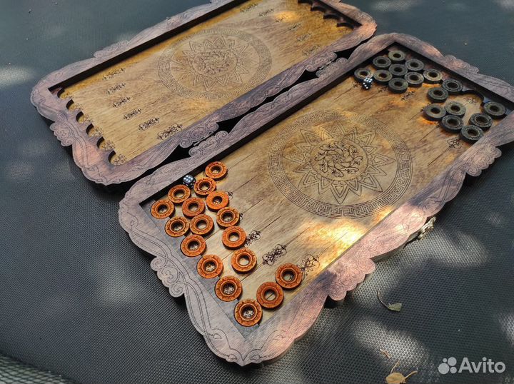 Нарды ручной работы резные