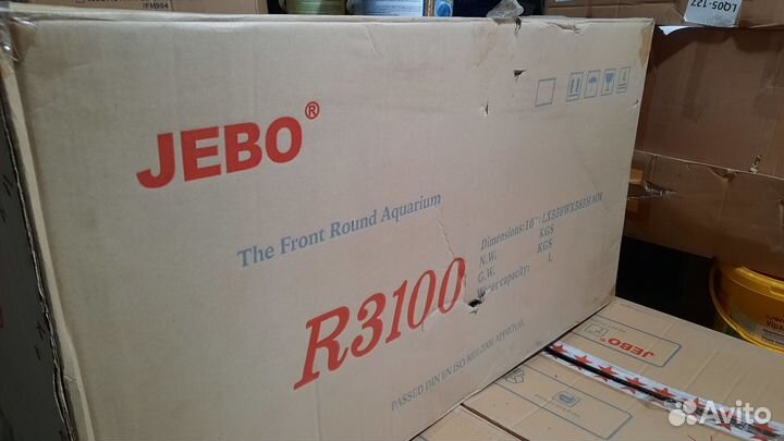Новый аквариум jebo R390