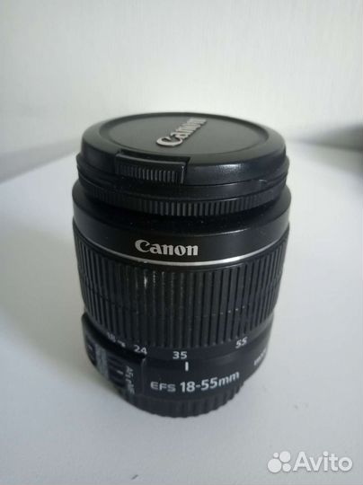 Фотоаппарат canon 600d +объектив ef-s 18-55mm isII