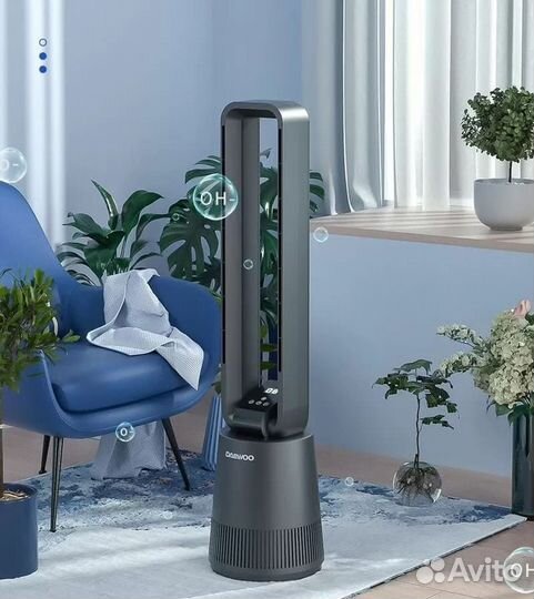 Вентилятор-очиститель воздуха Daewoo F10 pro