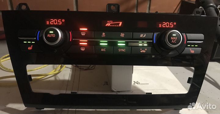 Панель климата BMW X3 F25 рестайлинг обогрев