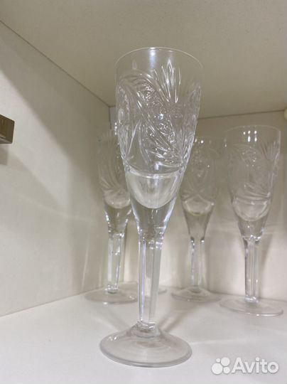Хрустальные бокалы (11 шт)