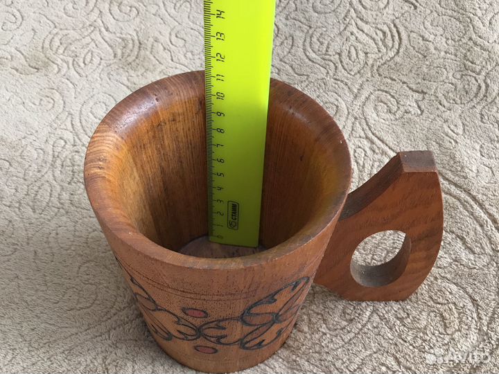Пивная кружка декоративная СССР деревянная