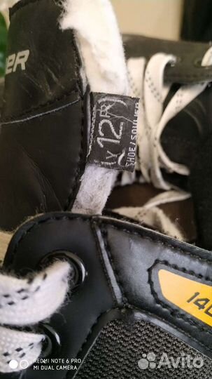 Хоккейные коньки bauer детские 30р