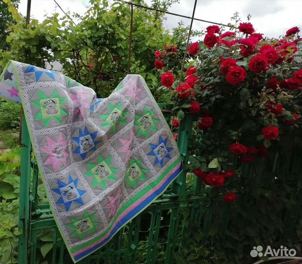 Лоскутное одеяло печворк детское