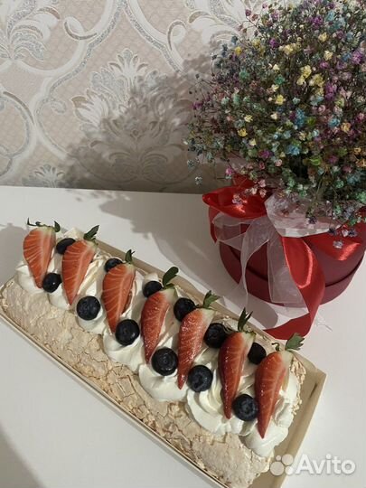 Меренговый рулет