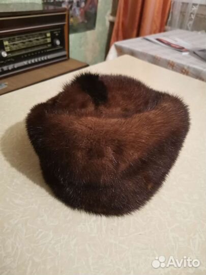 Шапка норковая женская