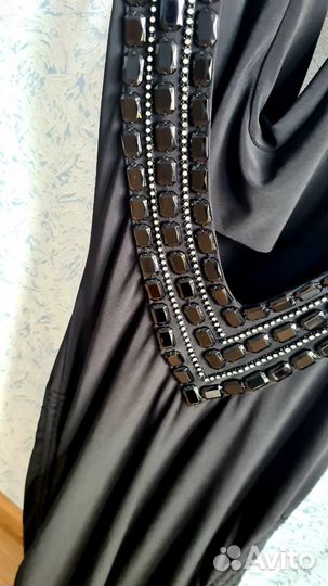 Коктельное черное платье