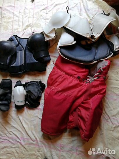 Шорты и нагрудники для игры в хоккей