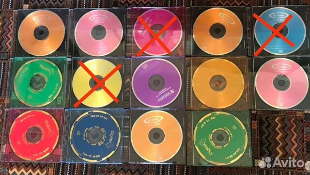 CD и DVD диски чистые купить в Москве | Электроника | Авито